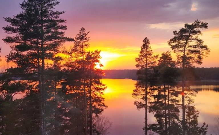 Kiljava Resort auringonlasku
